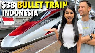 Riding Indonesia's FIRST CLASS Bullet Train from Jakarta to Bandung 