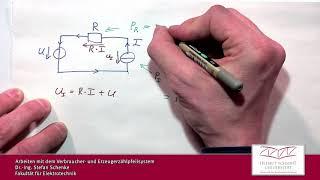 Arbeiten mit dem Verbraucher- und Erzeugerzählpfeilsystem