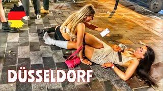 Düsseldorf,Germany /weekend walking tour in Düsseldorf city vibrant with many beautiful single girls