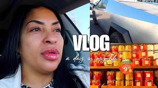 VLOG | Breakfast on him, buying a Cyber truck, candle haul & More!