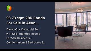 93.73 sqm 2BR Condo For Sale in Aeon Towers, Davao City