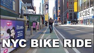 NEW YORK CITY BIKE RIDE // HD 1080 // 22 MILES // POV VIRTUAL BIKE RIDE