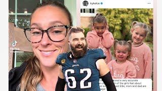  Kylie Kelce Announces Pregnant with 4th Baby Girl with Jason Kelce in Funny Pic of Girls