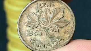 1957 Canada 1 Cent Coin • Values, Information, Mintage, History, and More