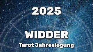 Widder 2025 - Das Glück ist auf Deiner Seite - Tarot Horoskop Orakel