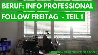 Wie sieht der Arbeitsalltag eines Information Professionals aus? - Teil 1 | infobroker vlog #21