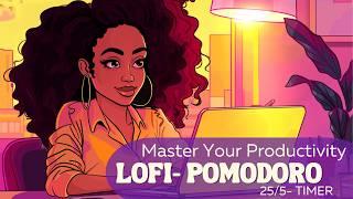 Lofi Pomodoro For Work & Study | 25/5 | Master Your Productivity [rnb, neo soul, hiphop lofi]