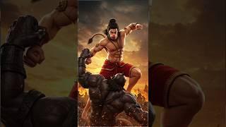 most powerfull lord hanuman ji  bajrangbali status 2025 #lordhanuman #shorts #whatsappstatus