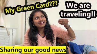 At last நாங்க Travel பண்ணபோறேன்~  Sharing my 2best good news with Visa status Family Traveler VLOGS