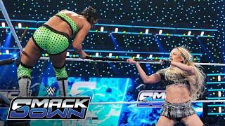 Rhea Ripley, Bianca Belair & Naomi vs. Liv Morgan, Nia Jax & Candice LeRae: SmackDown, Jan. 24, 2025