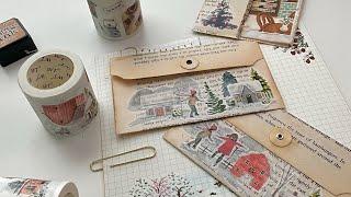 Christmas Holiday Washi Tape Haul & Quick Journal Projects from ​⁠@TheWashiTapeShop