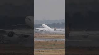 Lufthansa Airbus A340-600! Frankfurt Airport Planespotting #shorts