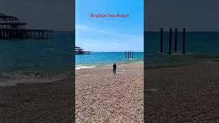 Sun Sea and pebbles, not sand #pebbles #uk #brighton  #europe