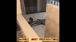 Marble Joint Preparation || Marble Polish Process