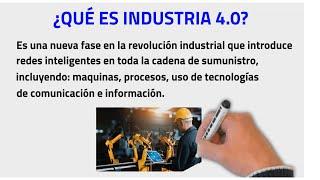 ¿Qué es Industria 4.0? | la nueva revolución industrial | Explicado en 4 minutos