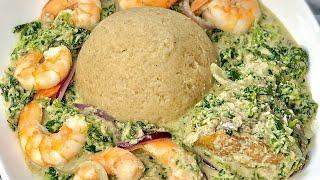 NDOLE SOUP | SPINACH NDOLE | CAMEROON SOUP | LATIFAHCOOKS