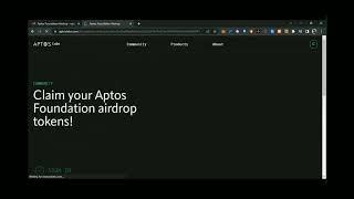 Claim 300 Aptos token Airdrop | worth $3000 | APT token big airdrop claim now.