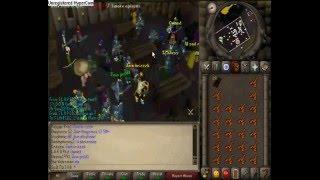 A team of pures in Clan Arena ( Runescape )