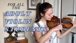 OVERCOME THE STRUGGLE | How to conquer the 4 biggest challenges for adult violin students