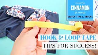 How To Sew Hook and Loop Tape For Doll Clothes Patterns Tips and Tricks