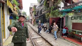 Kicked out by Vietnam’s Army Officier - The Train Street of Hanoi