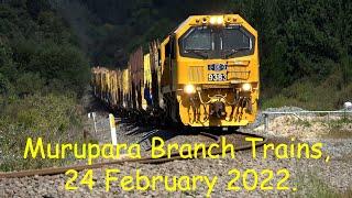 Murupara Branch Trains, 24 February 2022.