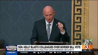 Senator Mark Kelly blasts colleagues over border bill