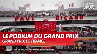 Le podium du Grand Prix de France