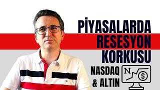 Piyasalarda Resesyon Korkusu #nasdaq #borsa #altın #bitcoin