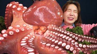 [Mukbang ASMR] 레전드! 16KG 역대급 초대왕 문어 먹방 16KG Biggest Octopus Eatingshow realsound Ssoyoung