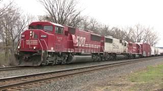 Nearly all Soo on CP 482 with a caboose