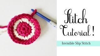 How to Crochet Concentric Circles with the Invisible Slip Stitch