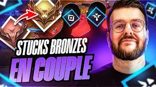 CE COUPLE JOUE COTE A COTE ET SONT STUCK BRONZE, ILS PENSENT VALOIR LE GOLD !