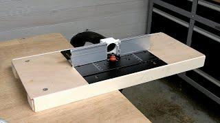 The Easiest Router Table to Make with an Insert Plate