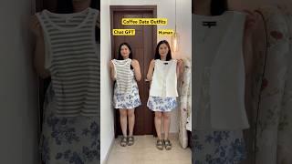 Coffee Date Outfit Ideas - How to style wide leg trousers  #shorts #shopping #haul #zara #chatgpt