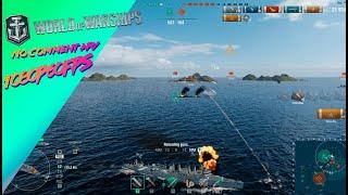 World Of Warships: Charleston (Standart Battle, Archipelago) Gameplay (No Commentary) [1080p60FPS]PC