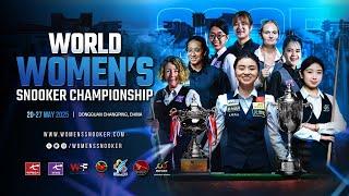 2025 World Women's Snooker Championship(Seniors) Final丨Tessa Davidson (ENG) VS Han Fang (CHN)