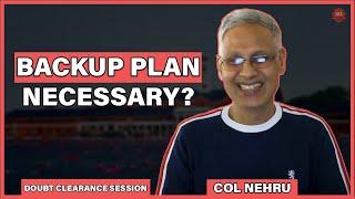 Does Not Having A Backup Plan For SSB Create A Negative Impact? | Doubt Clearance Session