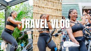 Travel Vlog || Guest Teach Cycling Classes in Mérida, MX at ALOT Studio