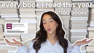 reviewing the 181 books I read in 2024 in a few sentences every book i read in 2024