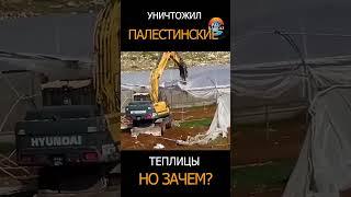 Израильские бульдозеры снесли теплицы