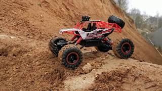 Испытание крутой радиоуправляемой 4WD RC машины с Алиэкспресс!