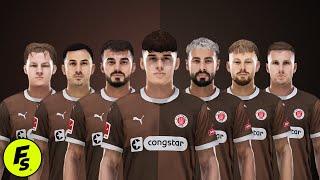 FC St. Pauli Facepack 2025 - PES 2021 & FL25