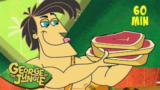 George LOVES Food!  | George of the Jungle | 1 Hour of Full Episodes | Cartoons For Kids