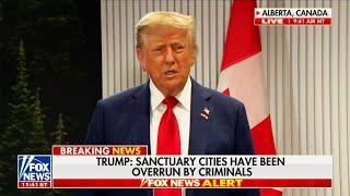 Weirdly orange Trump suffers complete failure at G7 summit