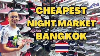 Shopping At The CHEAPEST Market In Bangkok, Thailand | Pratunam Night Market Bangkok, Thailand