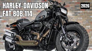 2026 New Harley-Davidson Fat Bob 114 Unveiled!!