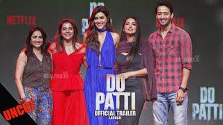 UNCUT - DO PATTI | Official Trailer Launch | Kajol, Kriti Sanon, Shaheer Sheikh | Netflix | 25th Oct