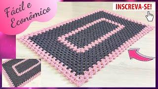 EASY AND ECONOMIC CROCHET CARPET