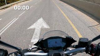 Ducati monster 821 0-200 Acceleration | Quickshifter